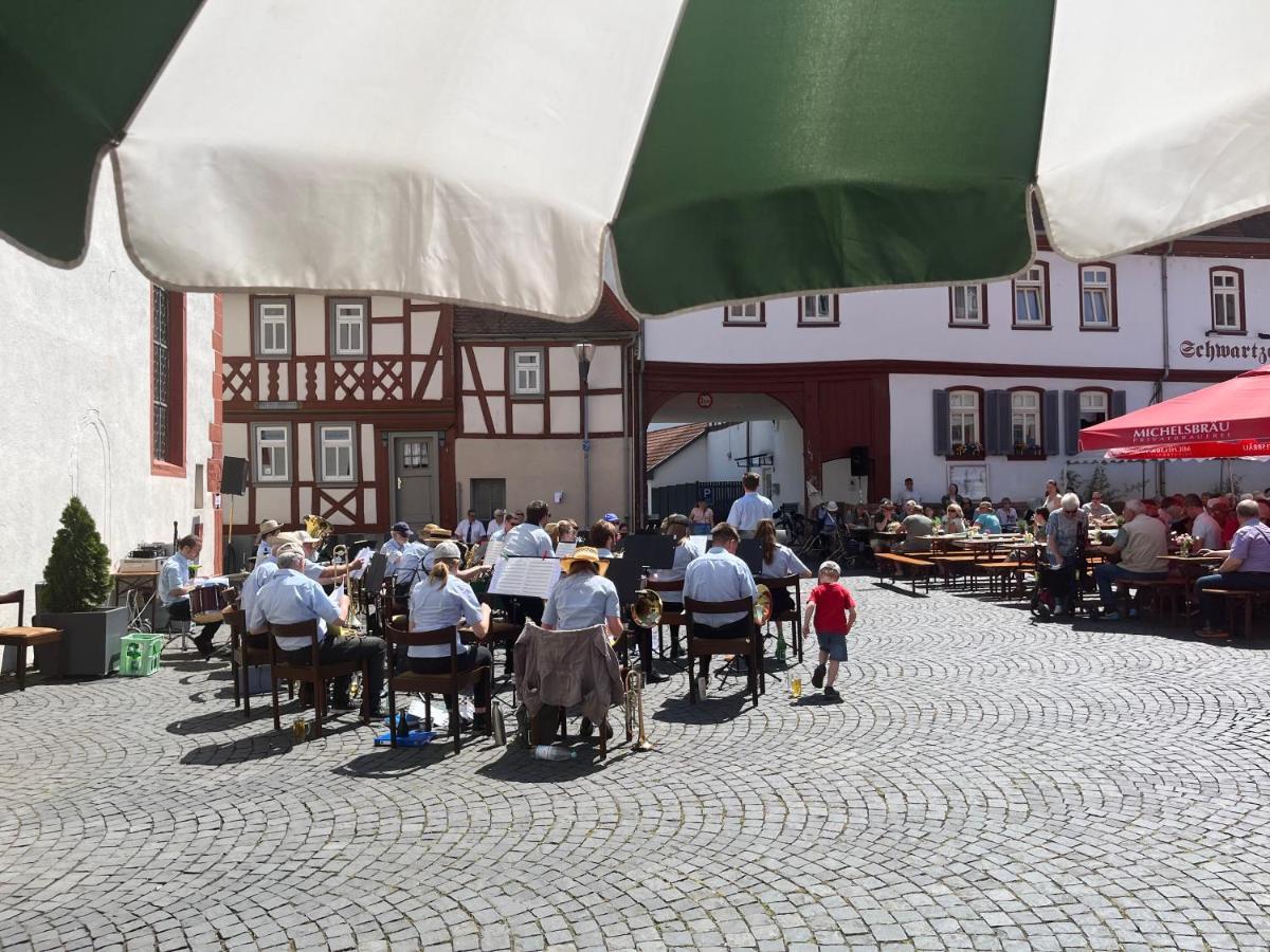Hotel Schwartzer Loewe Babenhausen Kültér fotó